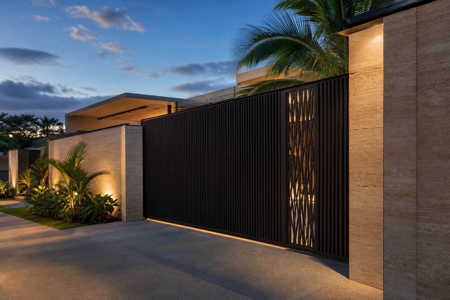 Precision-crafted modern entrances