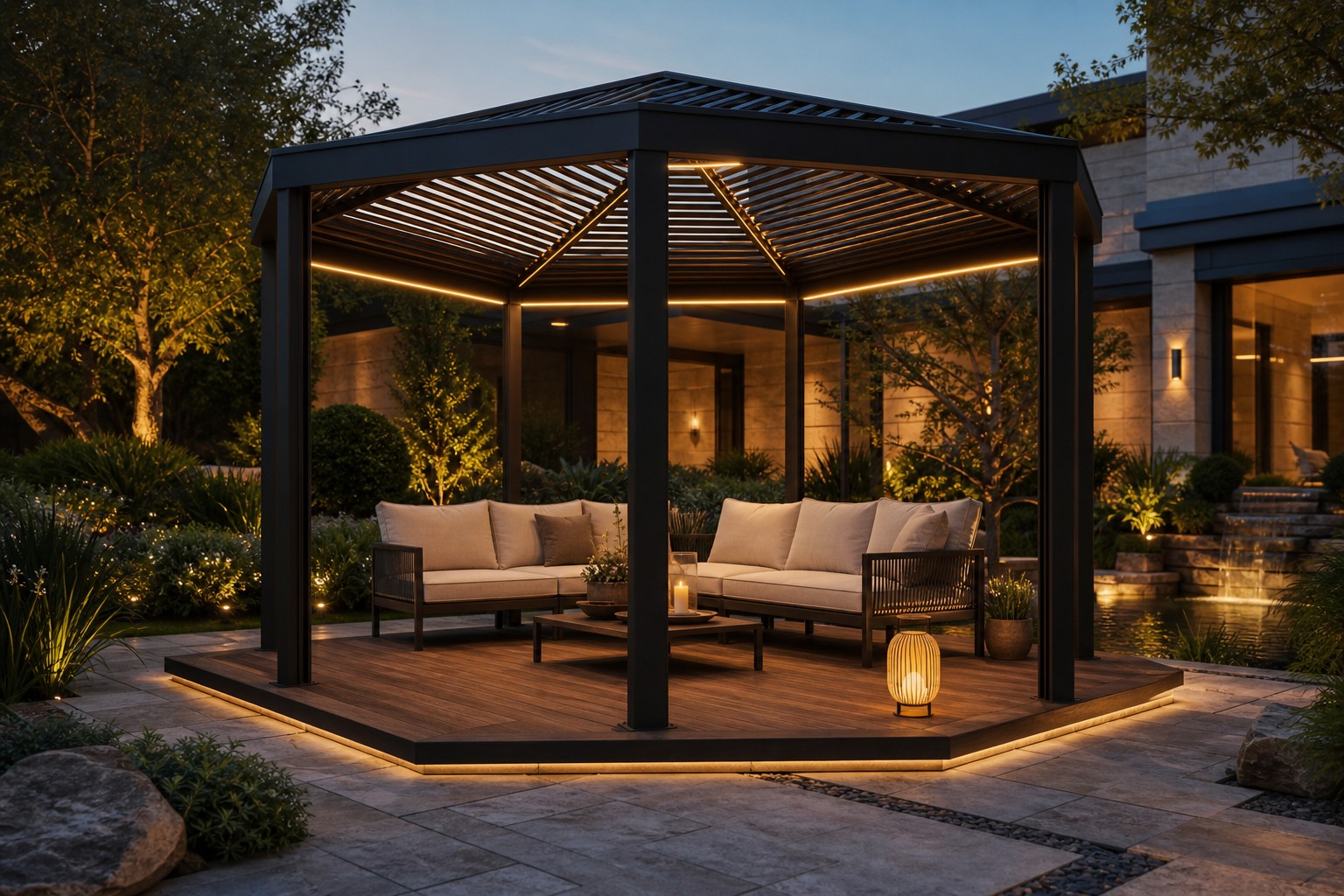 Hexagonal Garden Gazebo