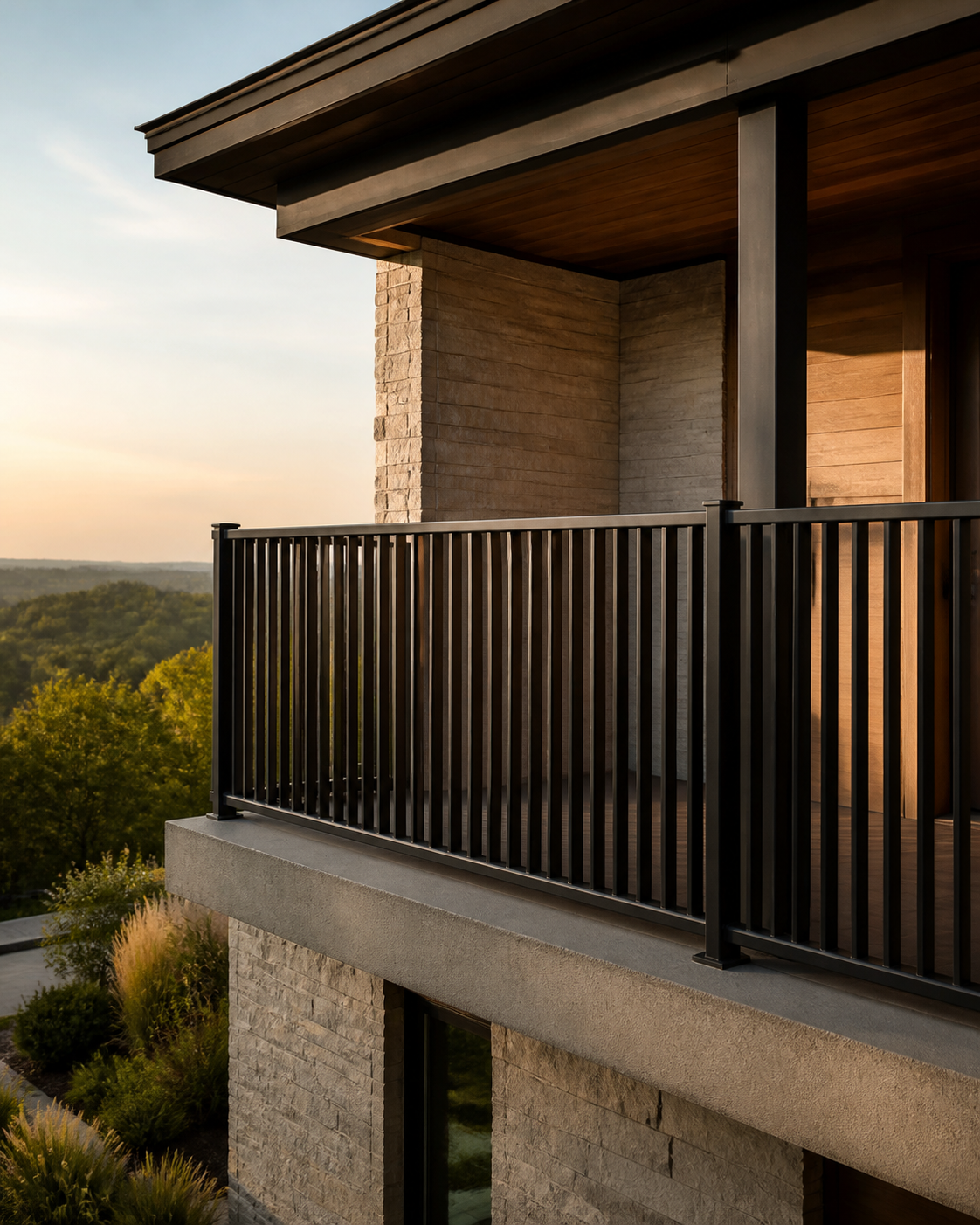 Vertical Fin Railing