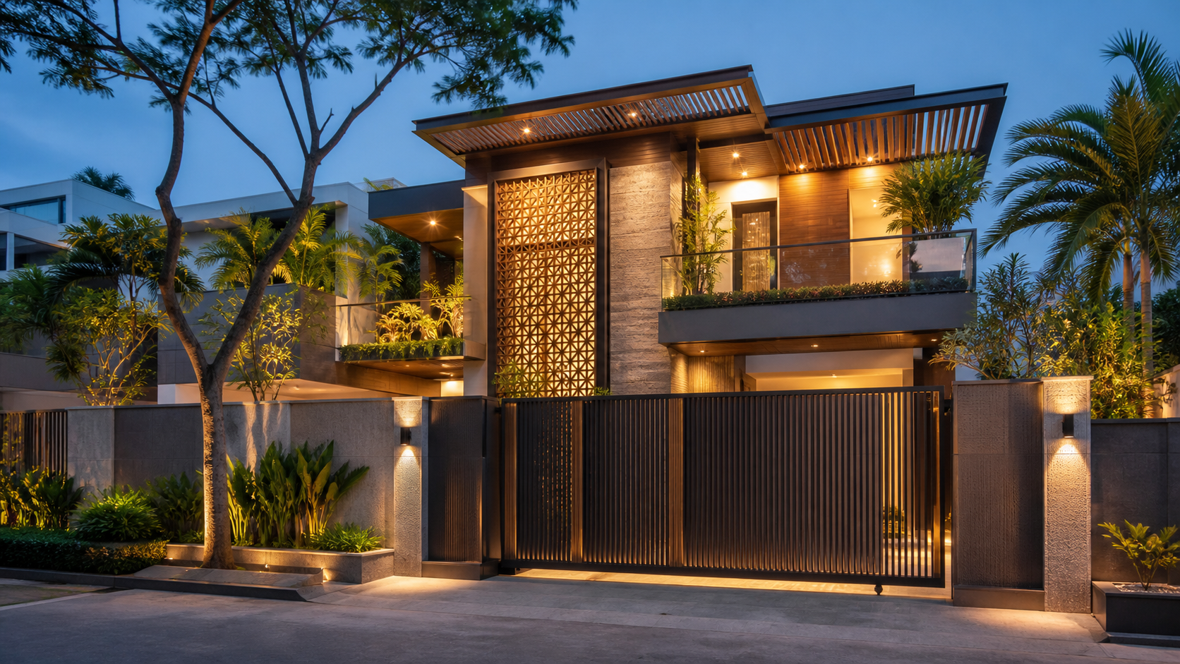 Modern Exterior Solutions for Indian Homes