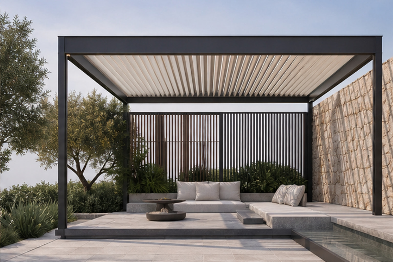 Geometric Patio Rest Frame