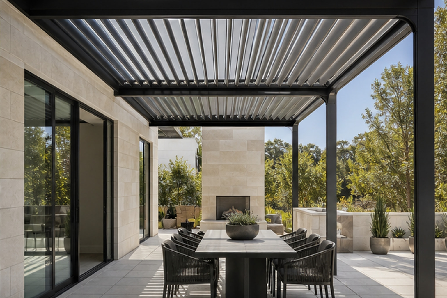 Patio Overhead Sun Shield