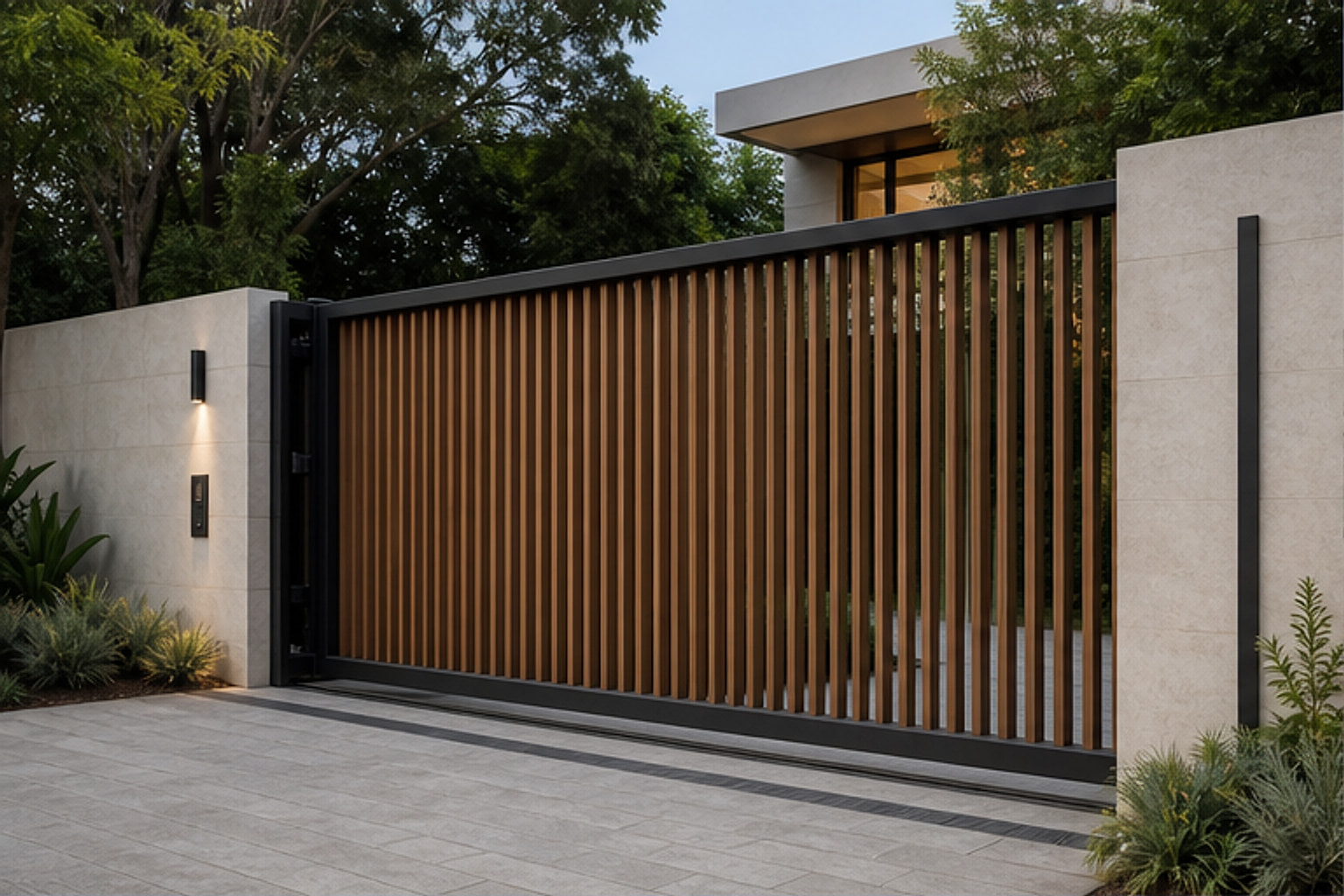Sliding Gate Design interactive exterior concept