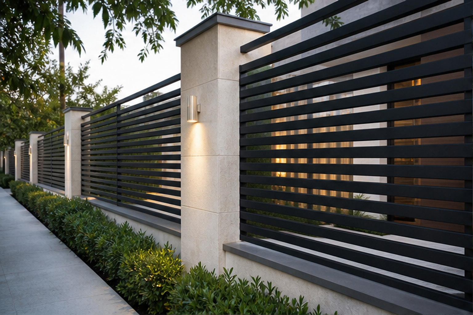 Boundary Privacy Slat Shield