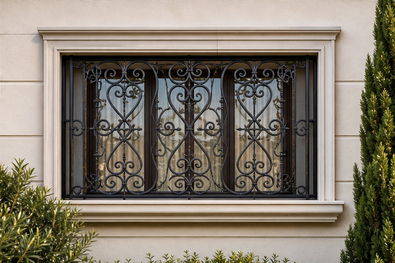 Bespoke Scroll Work Grill