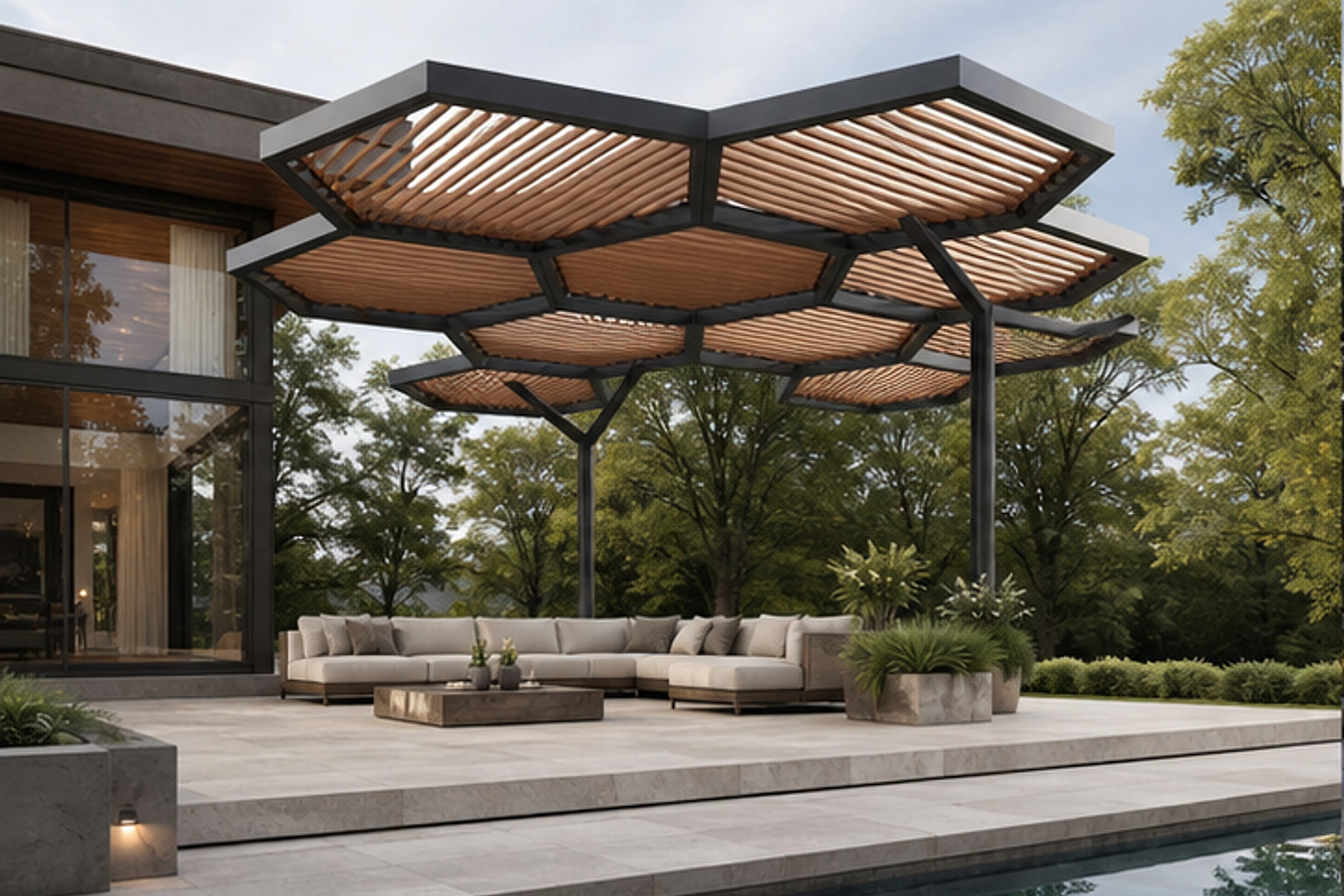 Honeycomb Lounge Shade