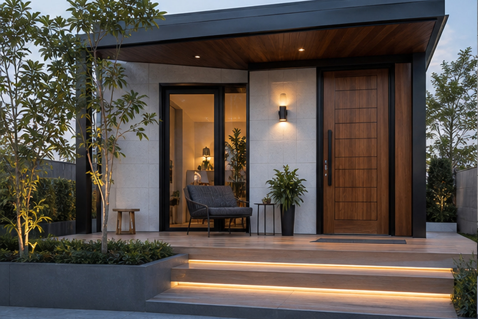 Terrace Cozy Cabin Foyer