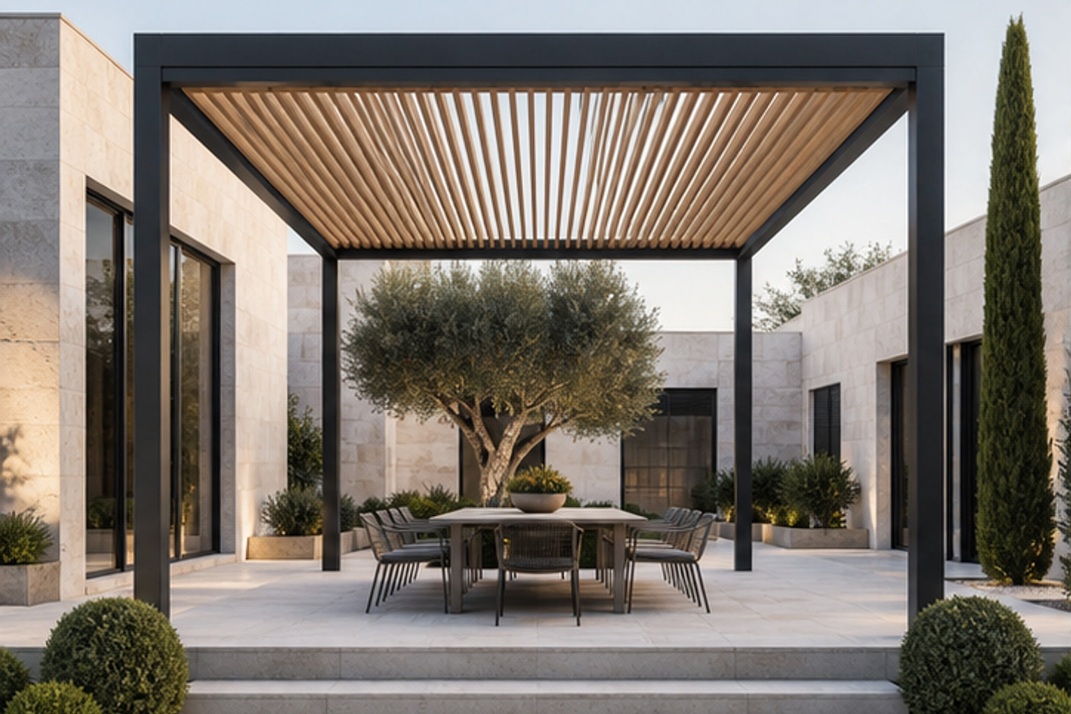 Cubic Symmetrical Pergola