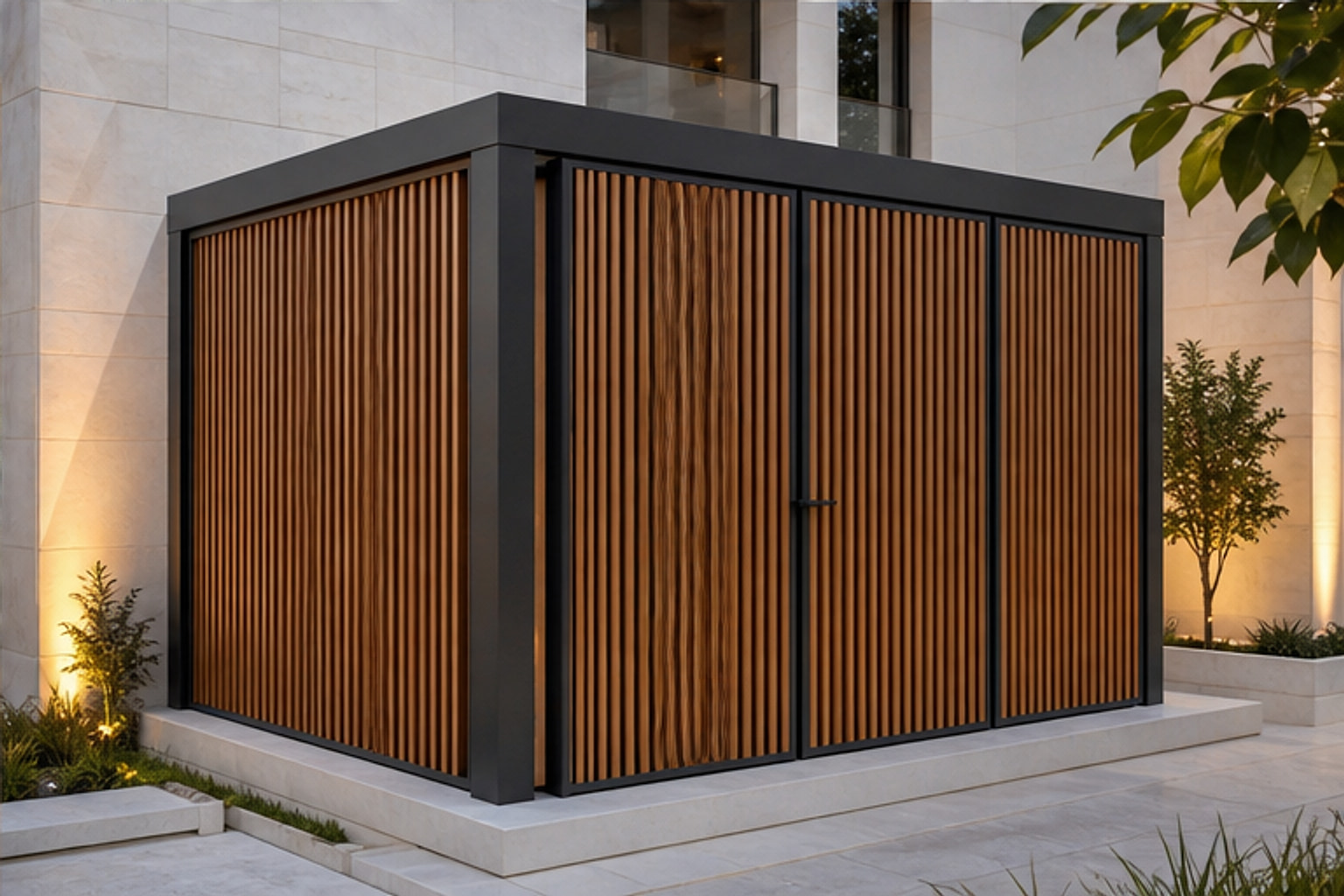 Premium Slat Privacy Enclosure