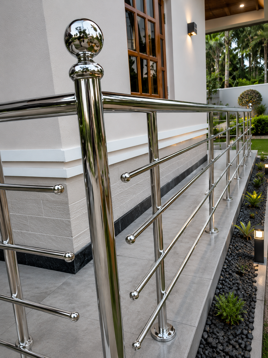 Premium Stainless Steel Balcony Railing Design